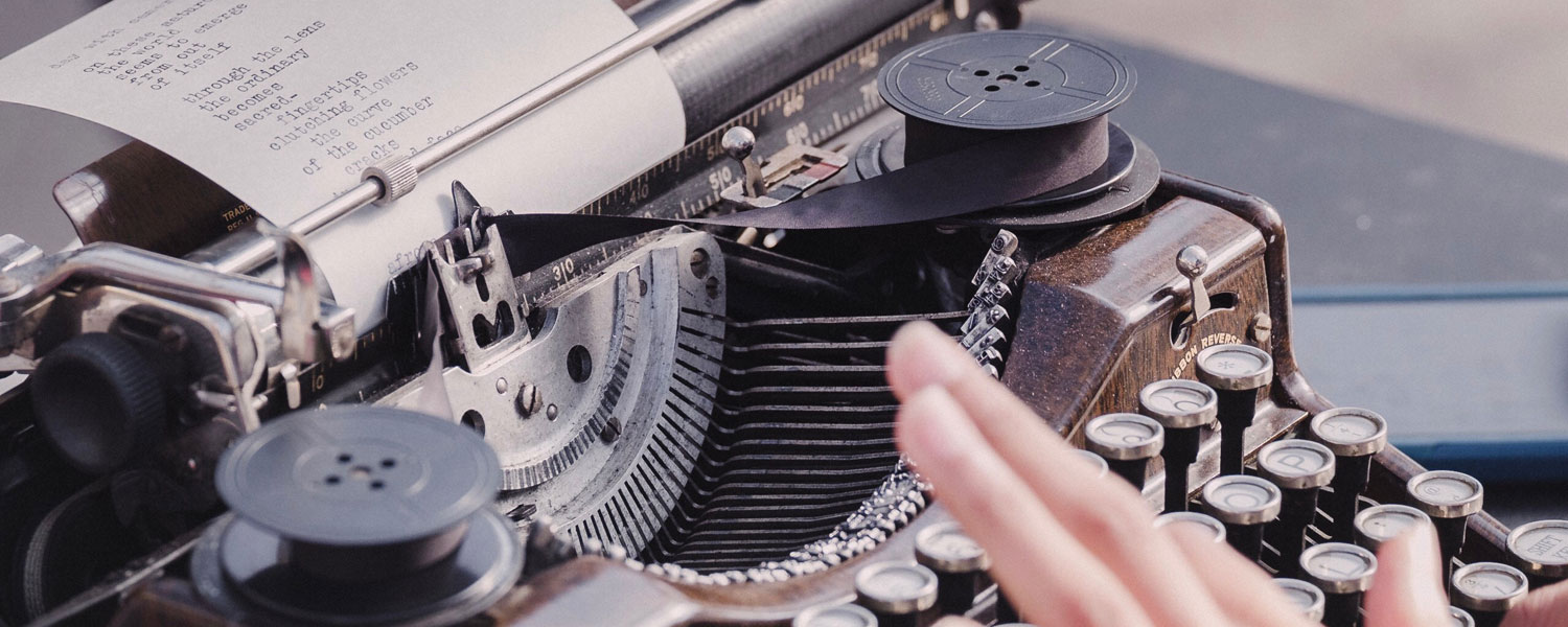 vintage macchina da scrivere